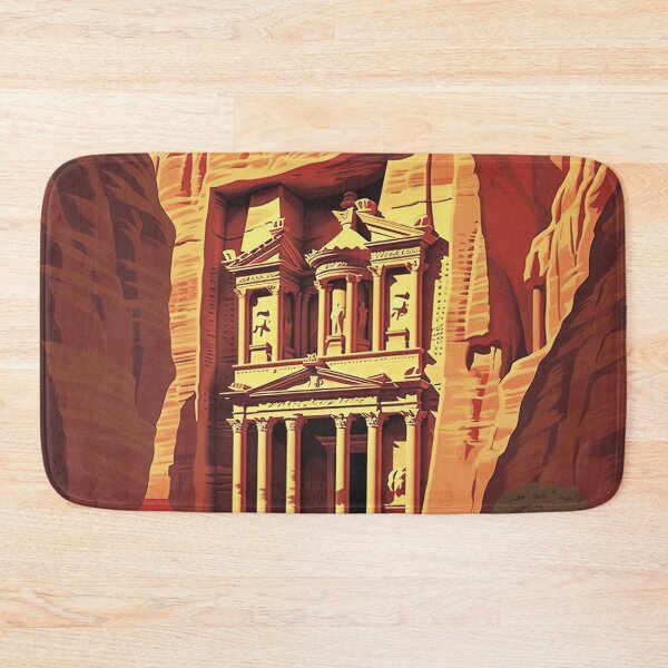 Item preview, Petra, Jordan, Travel Poster designed and sold by BokeeLee.