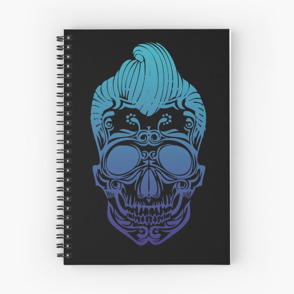 Item preview, Spooky Rock n Roll Gradient Skull designed and sold by DesignsbyDrak.