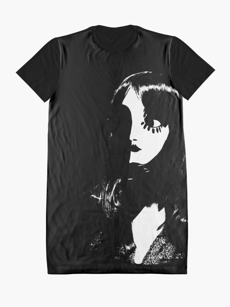 Alternate view of Art Deco Woman Graphic T-Shirt Dress