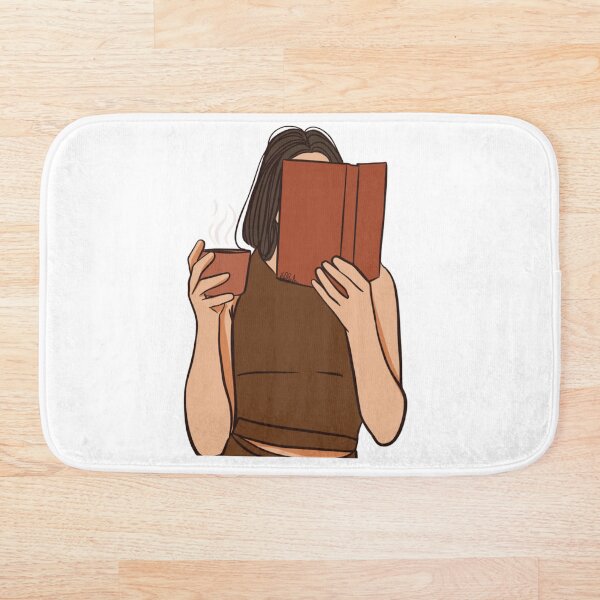 Item preview, Reading and drinking coffee  designed and sold by Hessah-HA.