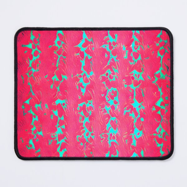 Item preview, Lively play of colours: Abstract pattern in bright red and shimmering light green designed and sold by Minpadesign.