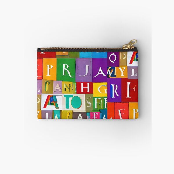 Item preview, Colorful abstract alphabet pattern. designed and sold by ArtistaCats.