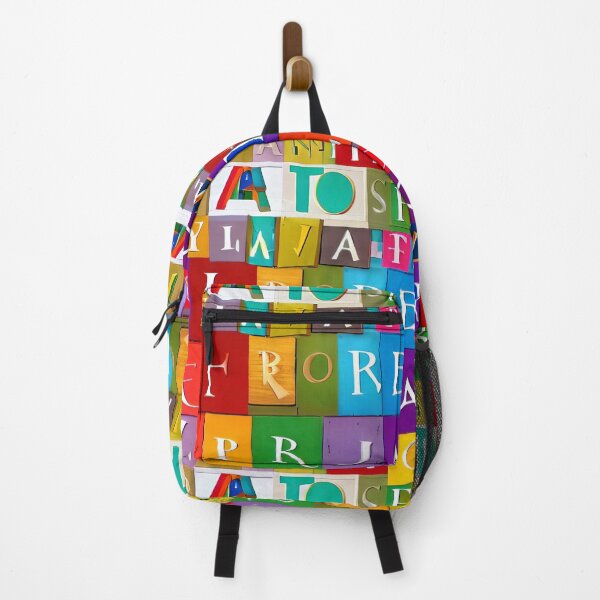 Item preview, Colorful abstract alphabet pattern. designed and sold by ArtistaCats.