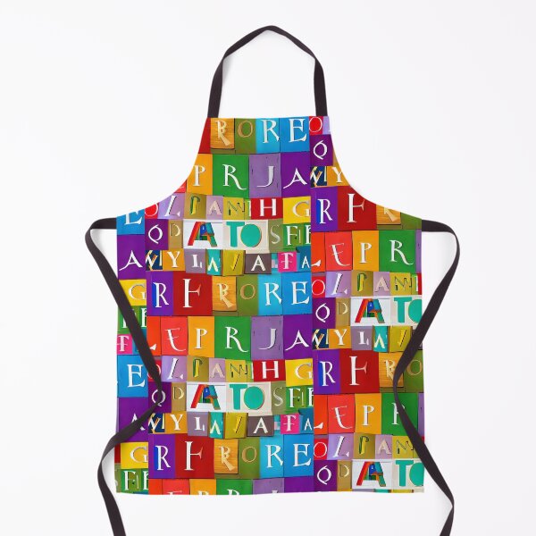 Item preview, Colorful abstract alphabet pattern. designed and sold by ArtistaCats.