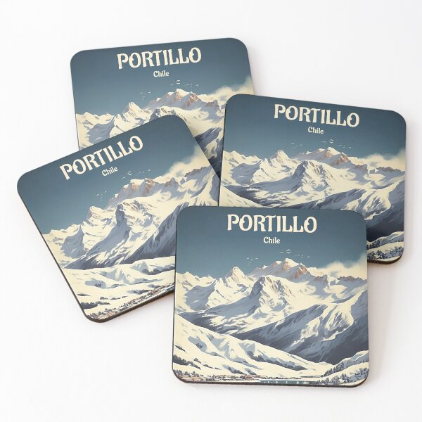 Item preview, Portillo, Chile, Ski Travel Poster designed and sold by BokeeLee.