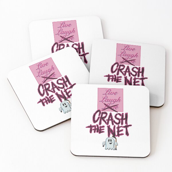 Item preview, Live Laugh Love Crash The Net - Hockey Quote designed and sold by HockeyGhost.