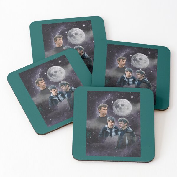 Item preview, Nathan Fielder Dramatic Galaxy Wolf Print Style Acrylic Block  designed and sold by DeclanQuigley1.