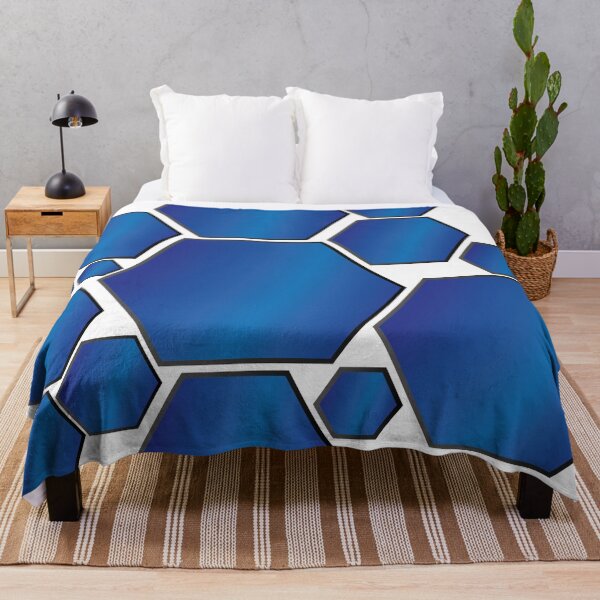 Item preview, Blue Geometric Polygon Abstract designed and sold by Printable-Cutie.