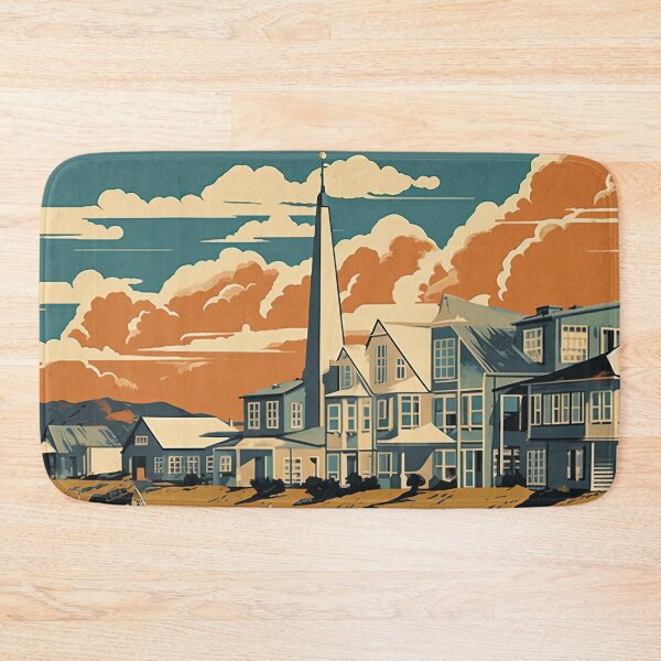 Item preview, Reykjavik, Iceland, Travel Poster designed and sold by BokeeLee.