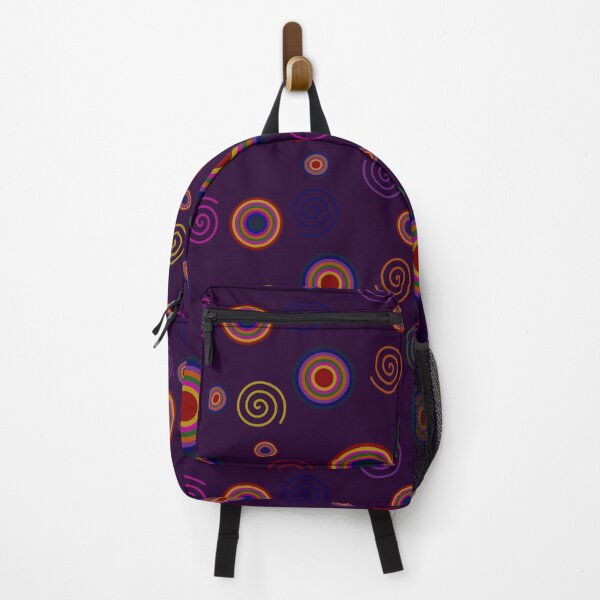Item preview, Pride: Rainbow coloured Circles: On Purple designed and sold by TheScraggyBeard.