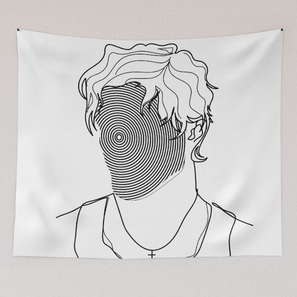Item preview, Man Without a Face Optical Art designed and sold by in-the-mountain.