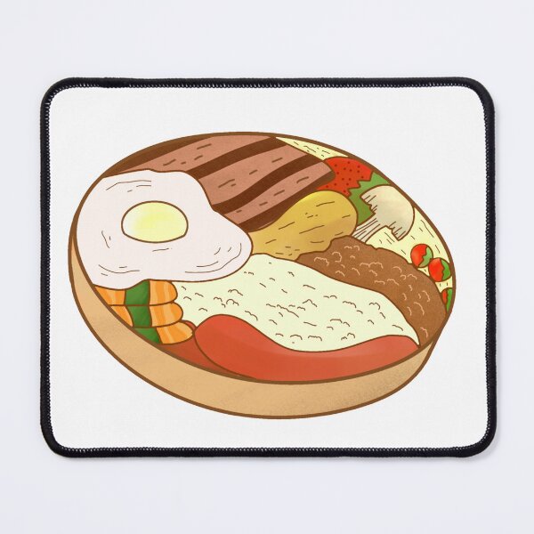 Item preview, Healthy veggies and meat bento sticker designed and sold by DozyJov.