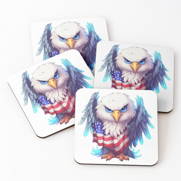 Item preview, Cute Patriotic Eagle designed and sold by PurpleStory.
