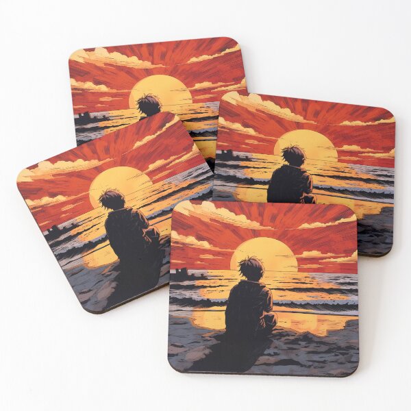 Item preview, Taking time out at Sunset print designed and sold by Nosy is Everything.