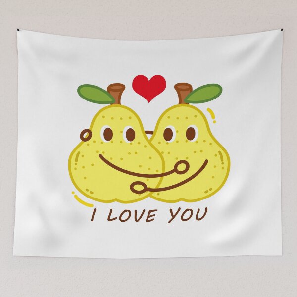 Item preview, Lovely , Hug Me, Cute Pear designed and sold by Lychee Design.