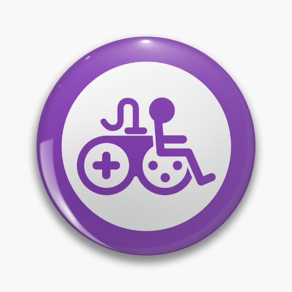 Game Accessibility Information Symbol Pin