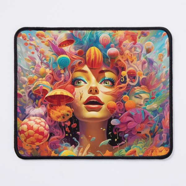 Item preview, Psychedelic Tapestry, Bedroom Wall Decor, Wall Hanging Trippy Tapestry, Trippy Room Decor, Aesthetic Wall Decor, Psychedelic Tapestry designed and sold by TileTango.