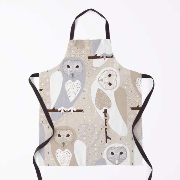 Item preview, Owls pattern in pastel shades. designed and sold by seredovandesign.