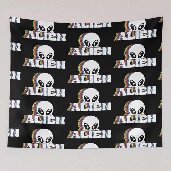 Item preview, alien rainbow designed and sold by AreaStickers.