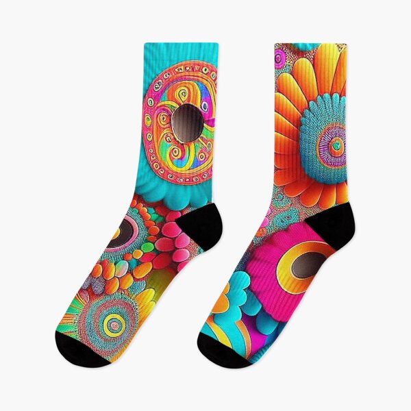 Item preview, Psychedelic floral splendor designed and sold by Minpadesign.
