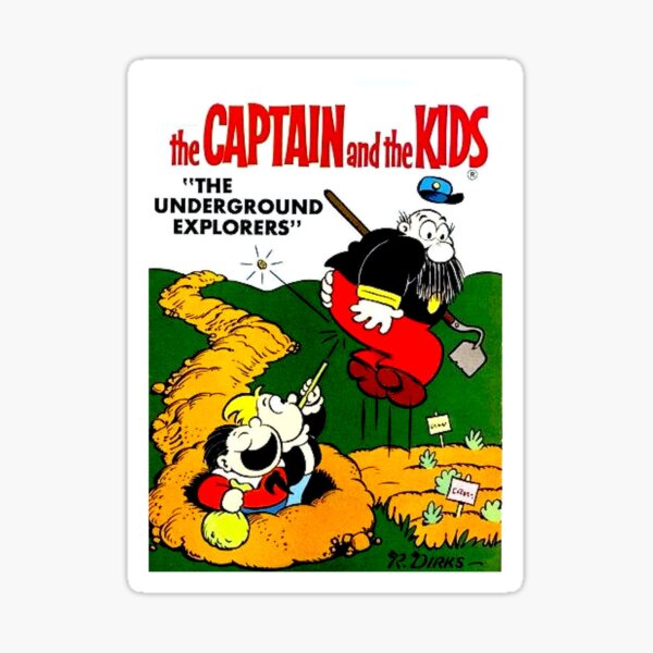Item preview, Captain and the Kids :Vintage  Comic Underground Explorers Print designed and sold by posterbobs.