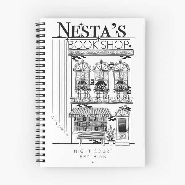 Item preview, Nesta's Book Shop designed and sold by elizabethianart.