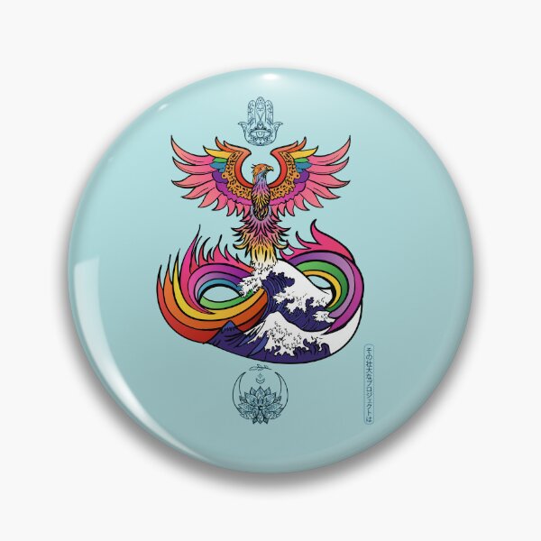 Item preview, Wings of Resilience: Embracing Transformation with Hamsa, Lotus, and Phoenix designed and sold by Lubellebubble20.