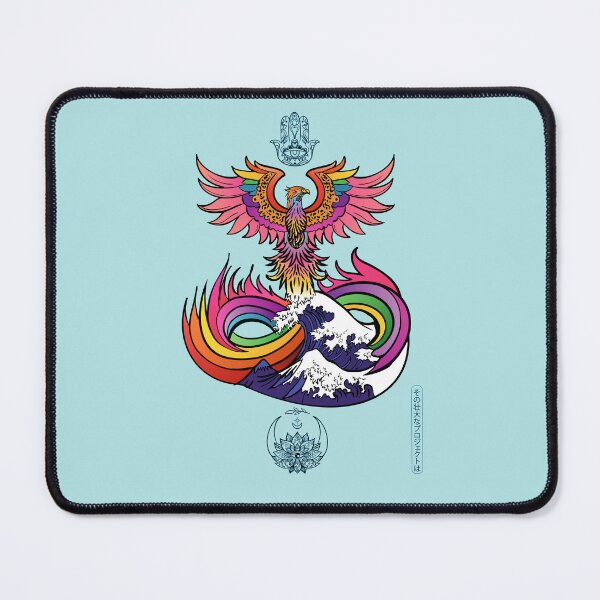Item preview, Wings of Resilience: Embracing Transformation with Hamsa, Lotus, and Phoenix designed and sold by Lubellebubble20.