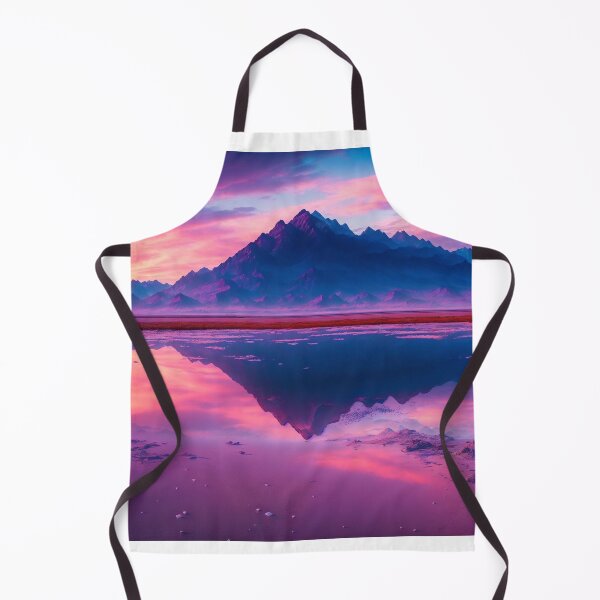 Item preview, Salt Flats Landscapes with a Row of Tall Mountains Visible in the Distance, Adding a Sense of Grandeur and Majesty to the Scene, Ai Generated Art designed and sold by AiGens.