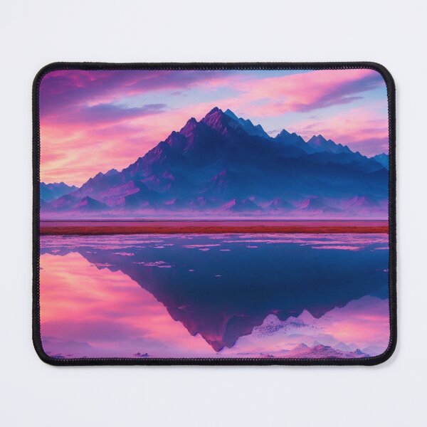 Item preview, Salt Flats Landscapes with a Row of Tall Mountains Visible in the Distance, Adding a Sense of Grandeur and Majesty to the Scene, Ai Generated Art designed and sold by AiGens.