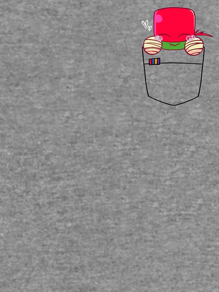 Thumbnail 6 of 6, Lightweight Sweatshirt, ROTTMNT Raph Pocket Tee designed and sold by RoeExists.