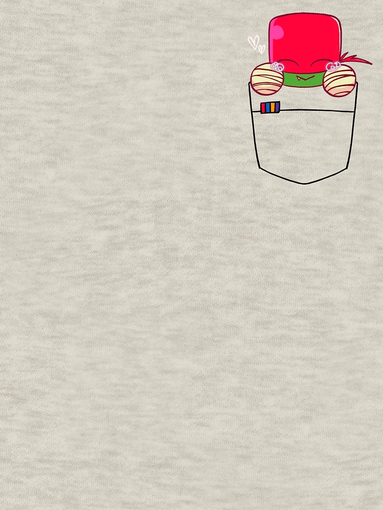 Thumbnail 6 of 6, Zipped Hoodie, ROTTMNT Raph Pocket Tee designed and sold by RoeExists.