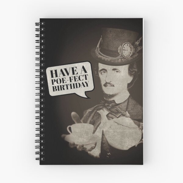 Item preview, Have a Poefect Birthday punny card designed and sold by DesignsbyDrak.