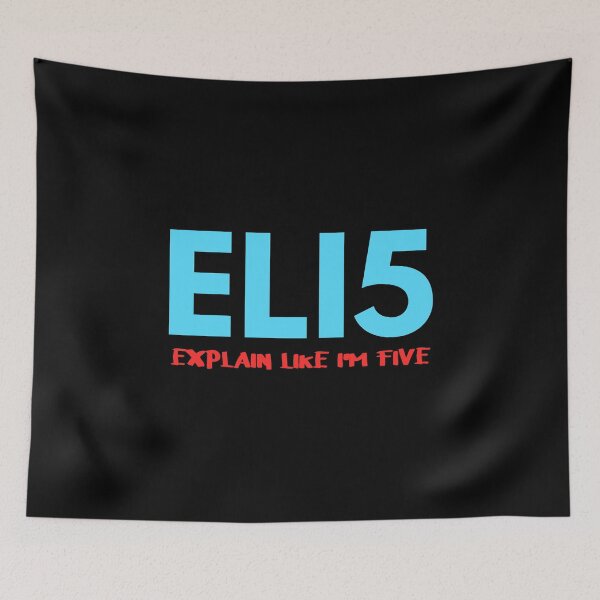 Item preview, ELI5 designed and sold by Essenti4lgoods.
