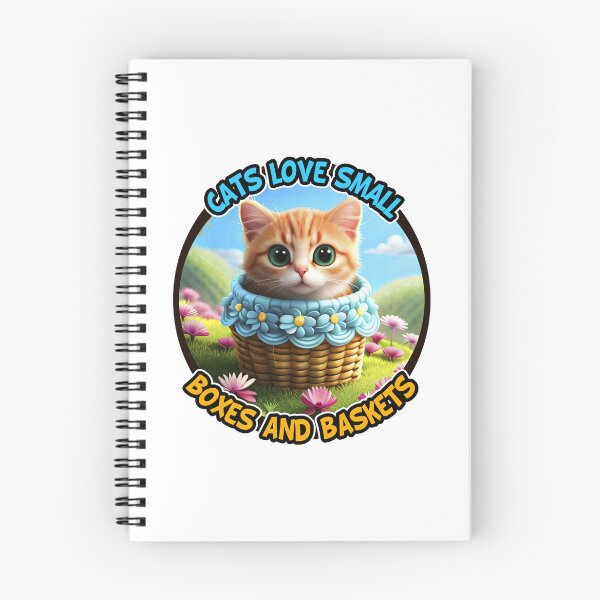 Item preview, Cats love small boxes and baskets designed and sold by BitplaneDesigns.