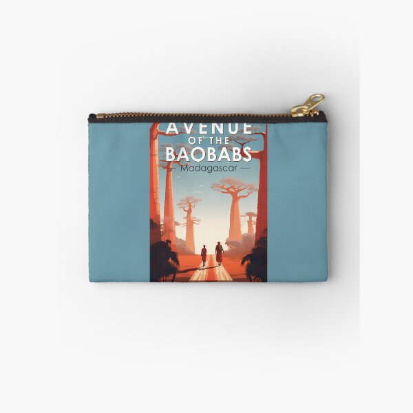 Item preview, Avenue of the Baobabs Madagascar Travel Art Vintage designed and sold by KrisSidDesigns.