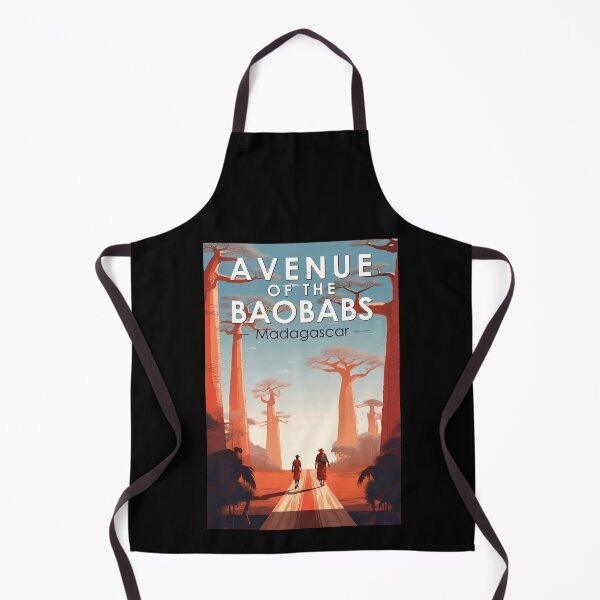 Item preview, Avenue of the Baobabs Madagascar Travel Art Vintage designed and sold by KrisSidDesigns.