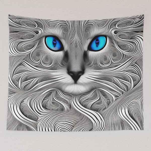 Item preview, Beautiful Fluffy Cat designed and sold by PC-artist.
