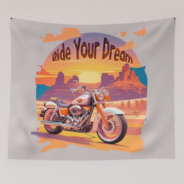 Item preview, Motorcycle - Ride Your Dream designed and sold by PosiPrints.