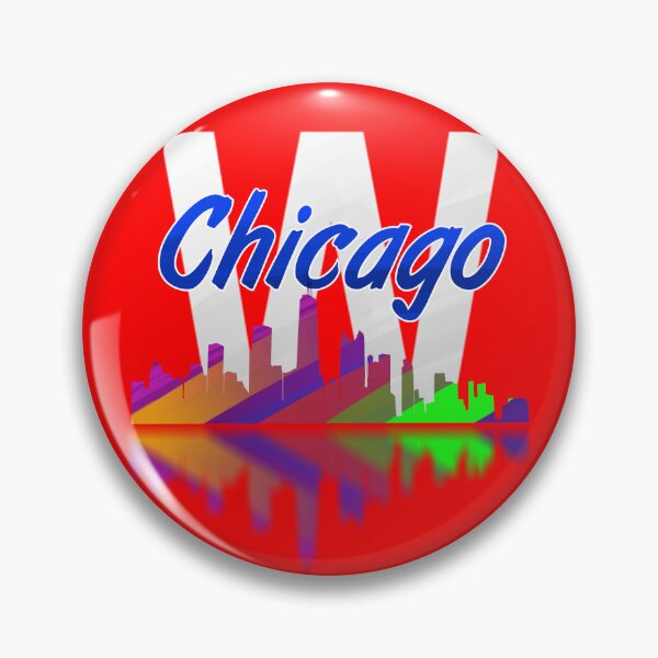 Item preview, Chicago Skyline with W designed and sold by MasterpieceArt.
