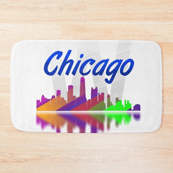 Item preview, Chicago Skyline with W designed and sold by MasterpieceArt.