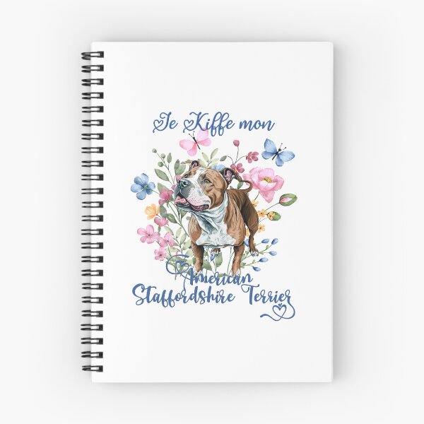 Item preview, American Staffordshire Terrier dog (am staff, amstaff or staff), I love my American Staffordshire Terrier for terrier lovers, in French designed and sold by isaweb.