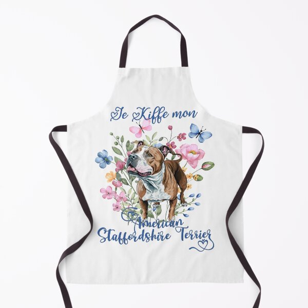 Item preview, American Staffordshire Terrier dog (am staff, amstaff or staff), I love my American Staffordshire Terrier for terrier lovers, in French designed and sold by isaweb.