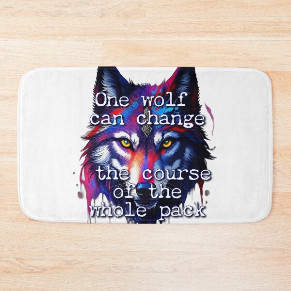 Item preview, One wolf can change the course of the whole pack designed and sold by ElliOzy.