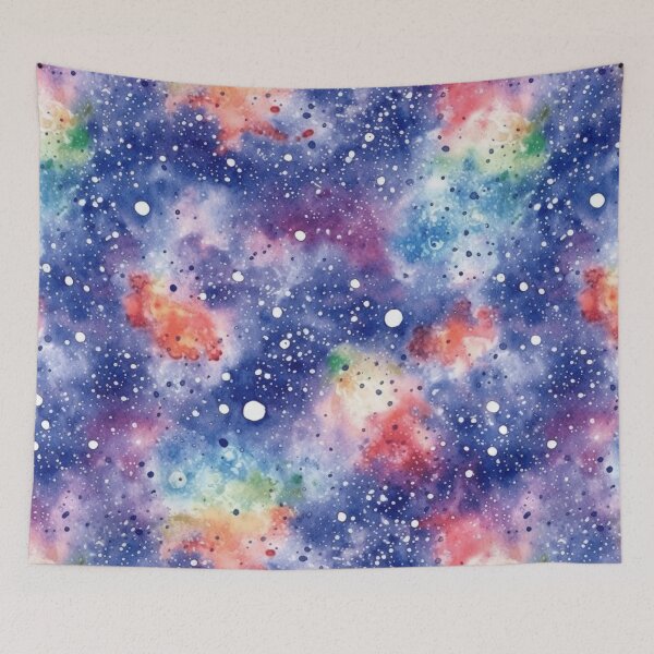Item preview,  "Stellar Watercolor: An Exclusive and Visually Pleasing Cosmic Pattern of the Milky Way in High Definition" designed and sold by SBD-Shop.