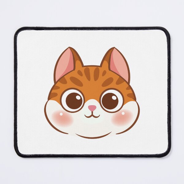 Item preview, Cartoon cute cat face designed and sold by Tony J.