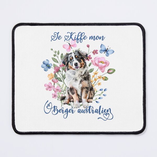 Item preview, Chien Berger Australien (Australian Shepherd), Je kiffe mon Berger Australien, for lovers of shepherd dogs, in French designed and sold by isaweb.