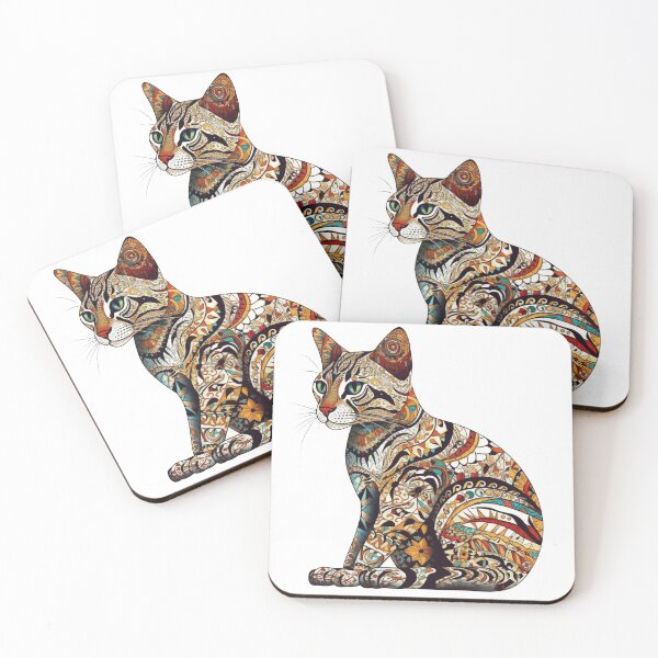 Item preview, Whimsy: Creative Hand-Drawn Feline Artwork and designed and sold by DooodleGod.
