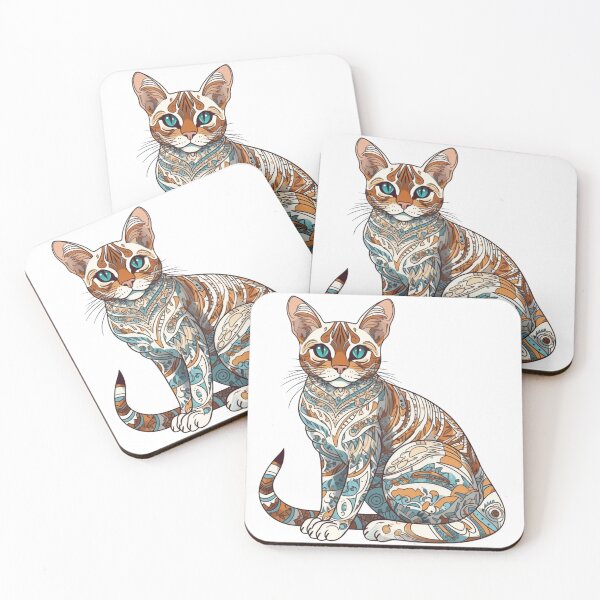 Item preview, Whimsy - Hand-Drawn Fanciful Cat Breed Design for Playful Cat designed and sold by DooodleGod.