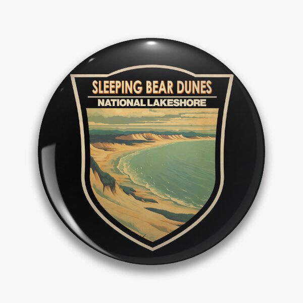 Item preview, Sleeping Bear Dunes National Lakeshore Travel Badge designed and sold by KrisSidDesigns.